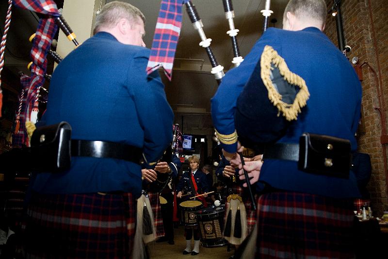 Behind the Pipers